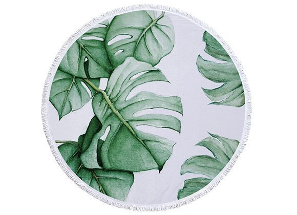         Round Beach Towel With Tassels

