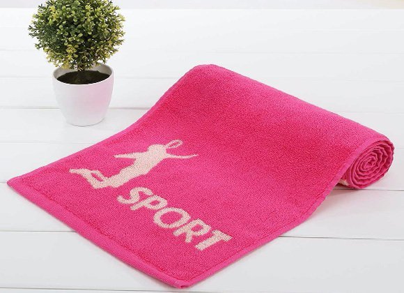         Cotton Dyed Yarn Jacquard Sport Towel
